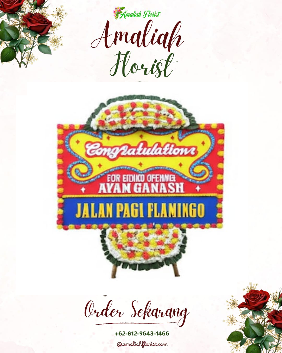 Sewa Papan Bunga Siman